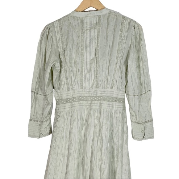 Aritzia Wilfred Neige Long Sleeve Lace Cottagecore Dress Size XS - Picture 6 of 10